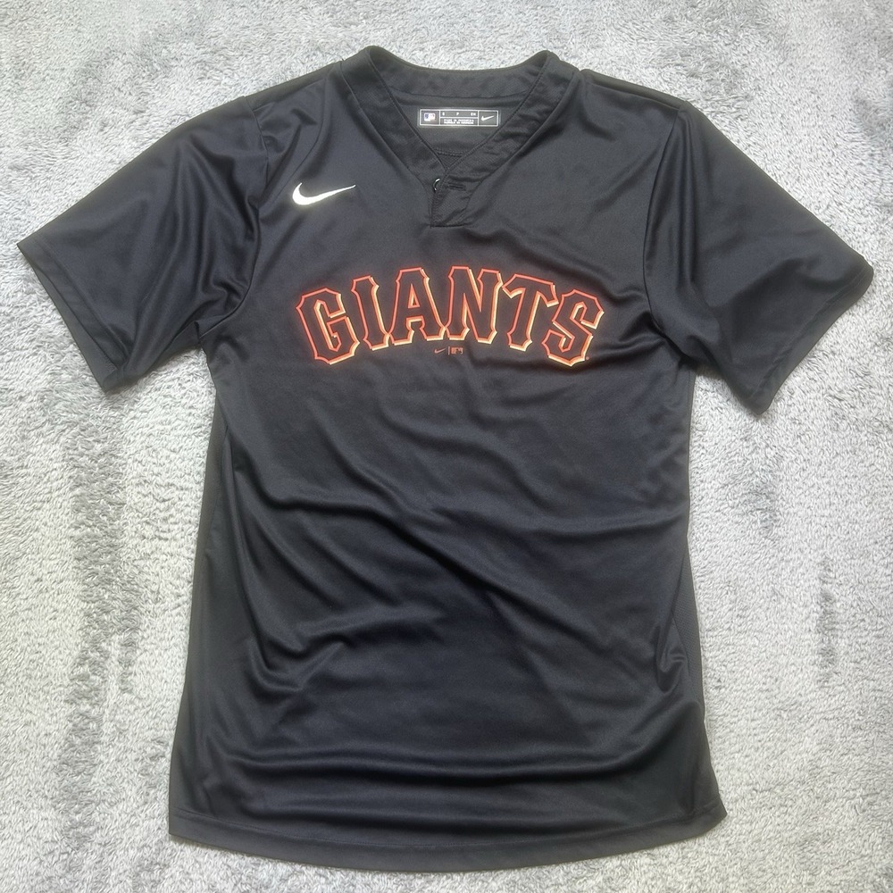 Nike San Francisco Giants Jersey Shirt Men S Black #26 MLB Short Sleeve Baseball
